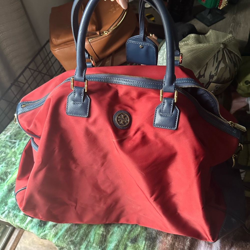 Tory Burch weekender duffle bag